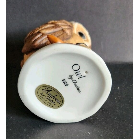 Vintage Baby Owl by Andrea by Sadek #6350 Porcelain Made in Japan - Picture 6 of 6